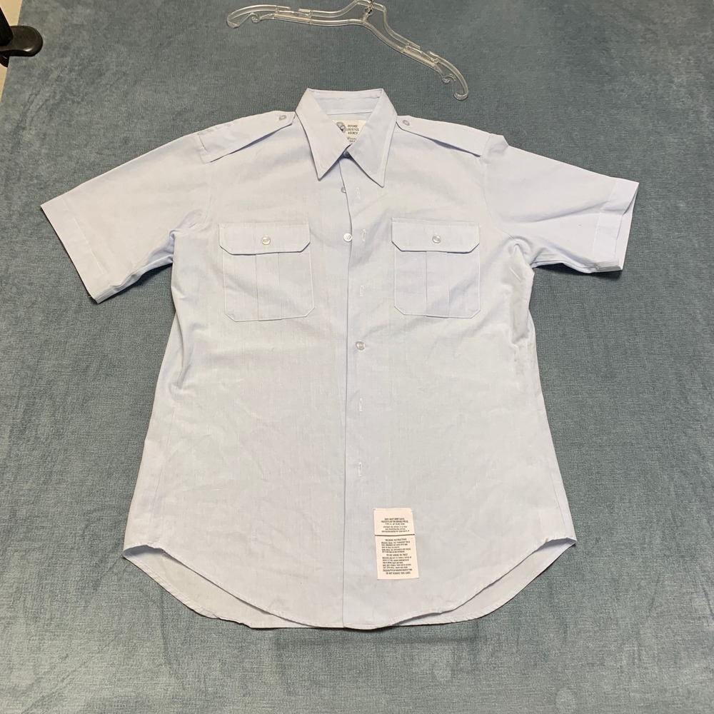 Defense Logistics Agency Wings Collection Air Force Uniform Shirt Mens 16 Cotton